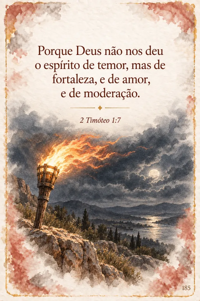 Card de Julho, 2 Timóteo 1:7